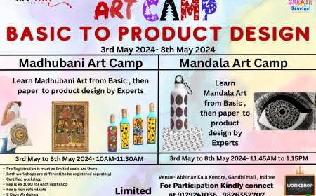 मधुबनी और मंडला आर्ट कैंप 3 मई से