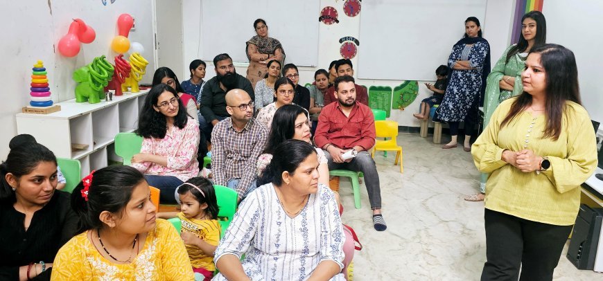 Child Psychologist Vini Jhariya interacted with Parents and Teachers at UC Kindies