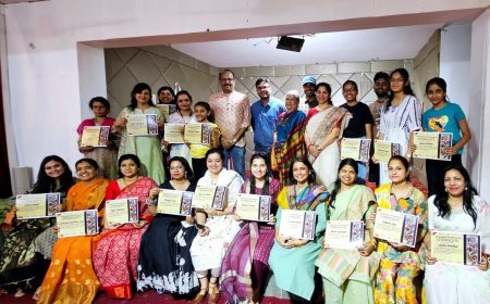 मधुबनी आर्ट कैंप का समापन कला प्रदर्शनी के साथ- संस्था आर्ट वे और क्रिएट स्टोरीज एनजीओ का आयोजन