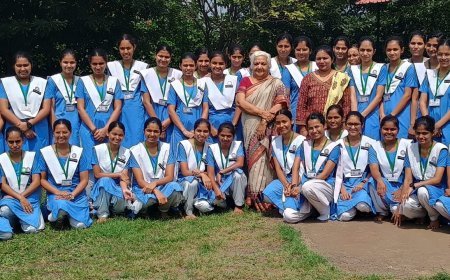 Janak Didi gave  them a brief  about her healthy living