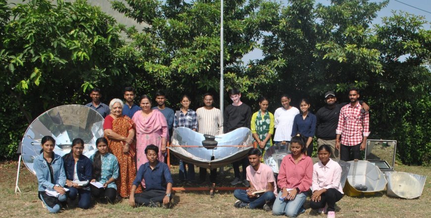 Energy Students from DAVV had the Joy of Solar Cooking at Jimmy McGilligan Centre