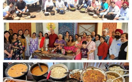 Women's Day Special:Men folks Celebrated Women's Day by Solar cooking and serving Lunch to women