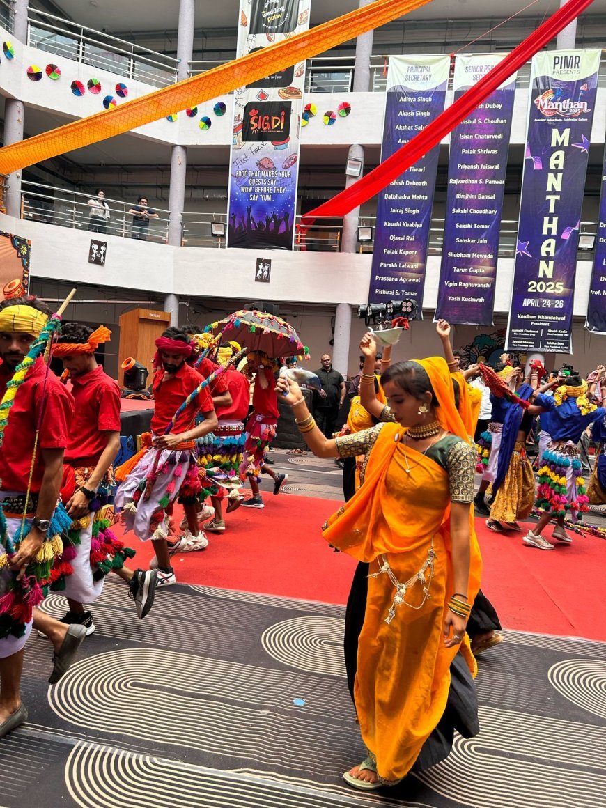 Manthan 2025 Kicks Off at Prestige Institute, Indore with Culture, Creativity, and Competition