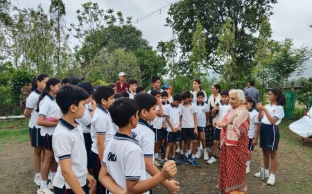 Daly College Junior Students Embark on Sustainable Living Journey at Jimmy McGilligan Centre