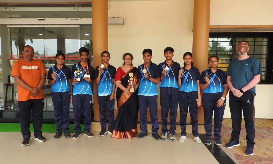 Vidyasagar School Indore Shines at CBSE Cluster XII Table Tennis Tournament