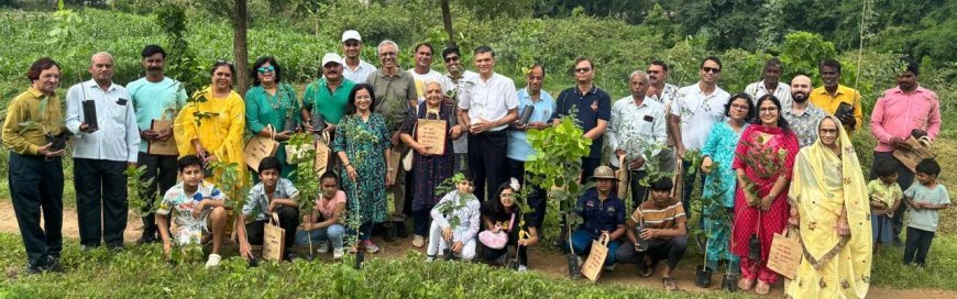 Janak Palta McGilligan Marks 40th Rakhi by Planting 60 Trees in Sanawadiya Village