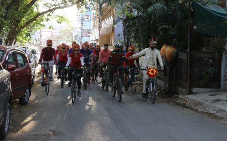 Indore cycles green, gears up for eco-conscious Holi | TINA KHATRI