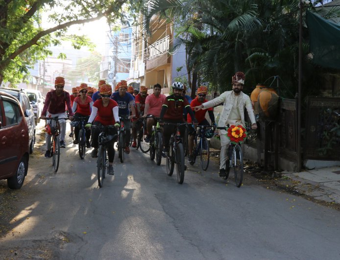 Indore cycles green, gears up for eco-conscious Holi | TINA KHATRI
