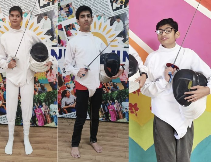 Blades beyond barriers: Students step into para-fencing arena