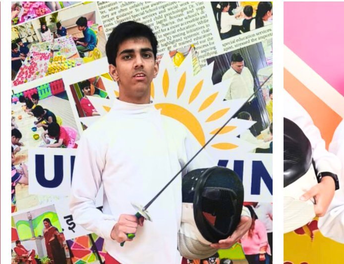 Historic strike: Indore’s first national para fencers