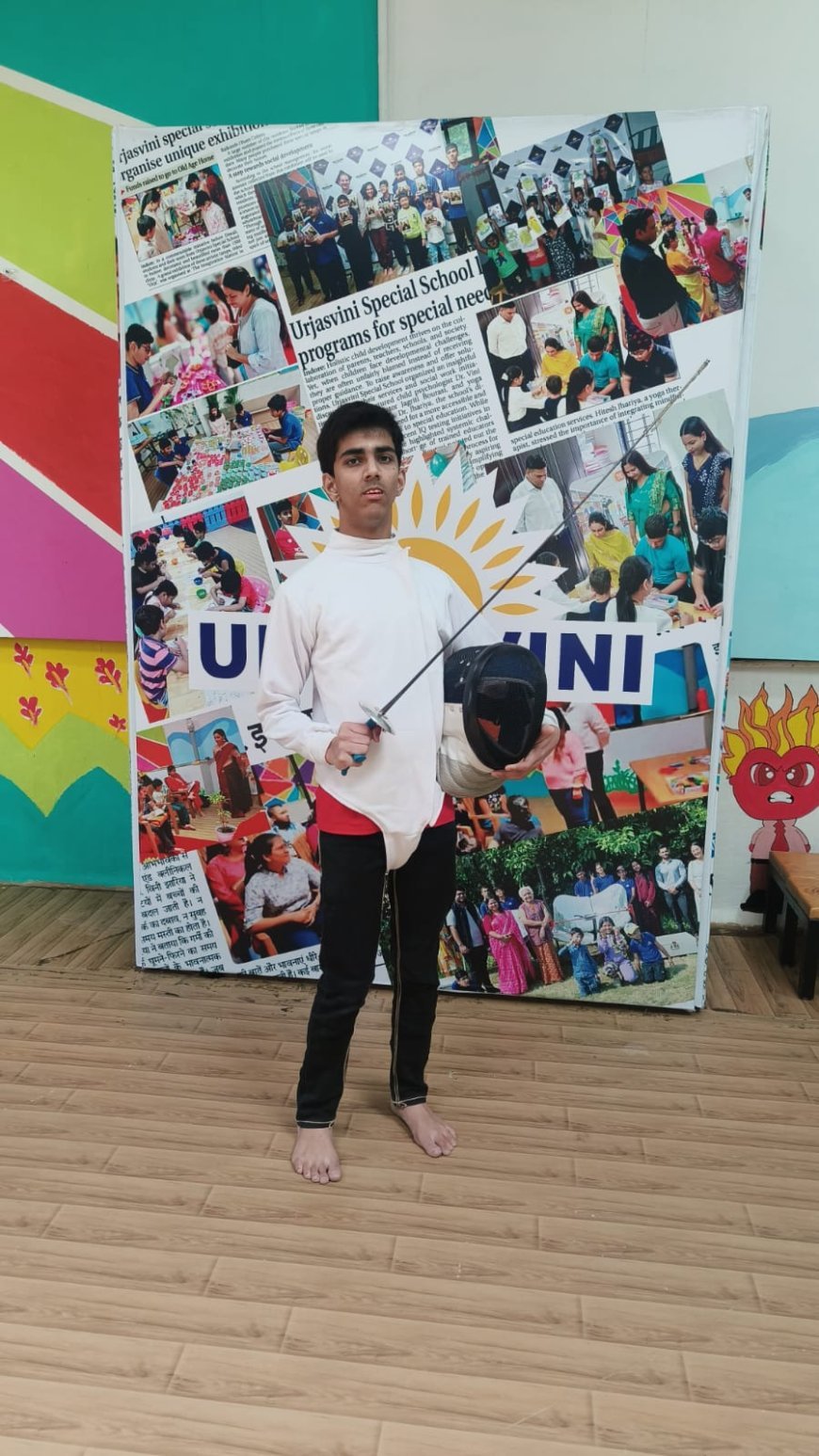 Historic strike: Indore’s first national para fencers