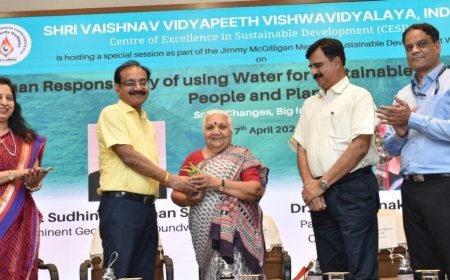 SVVV Hosts Inspiring Memorial Lecture on Water Conservation and Sustainable Living