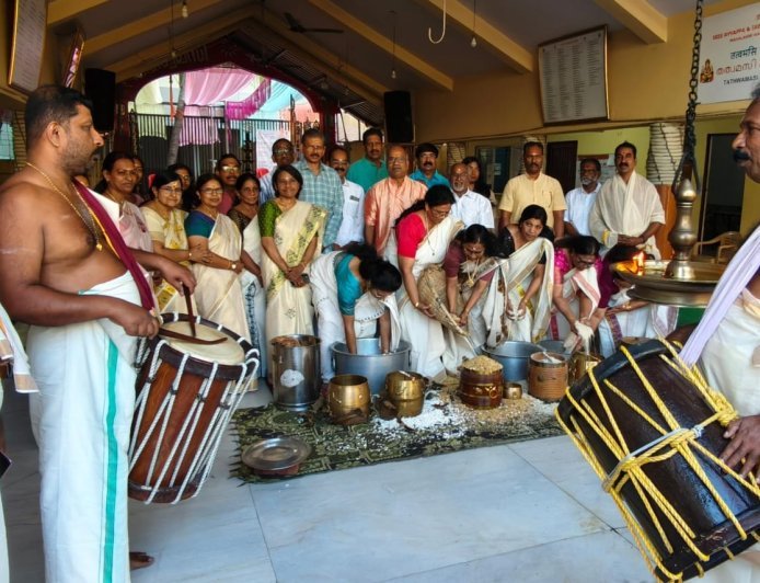 Vishu marks grand finale of eight-day Prana Pratishtha celebrations at Mahalaxmi Nagar Ayyappa–Ganesh Temple