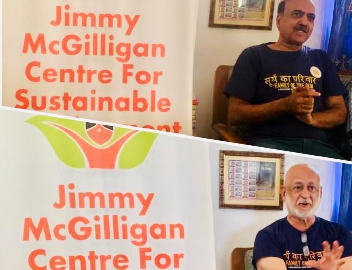 गिरिदर्शन के आँगन  में कई सोलर्स के साथ सोलर कुकिंग फूड फेस्टिवल से हुई शुरुवात