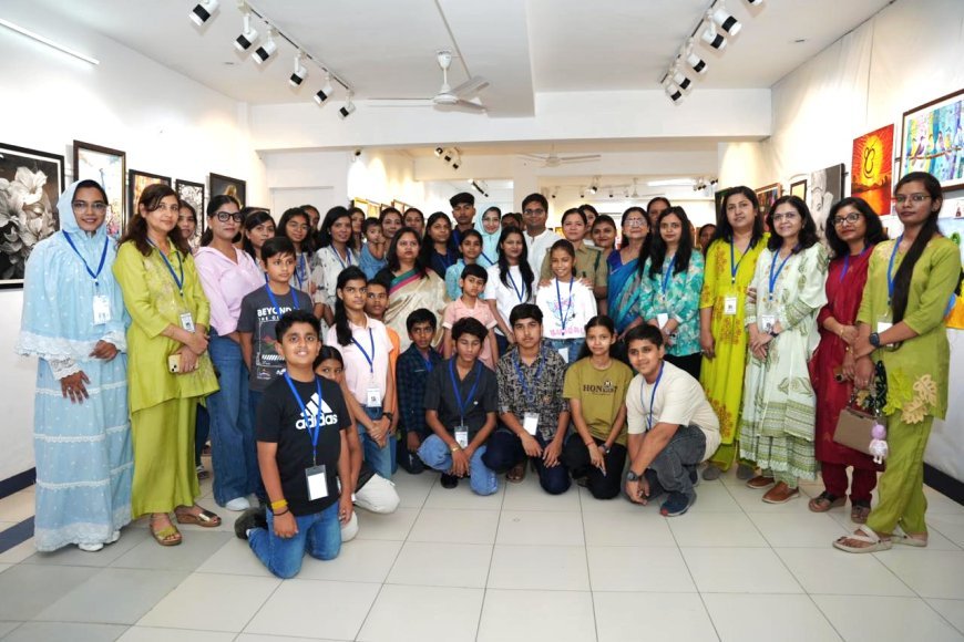 Vibrant Hues of ‘Kala Ke Rang’ National Art Exhibition Light Up Indore on World Art Day