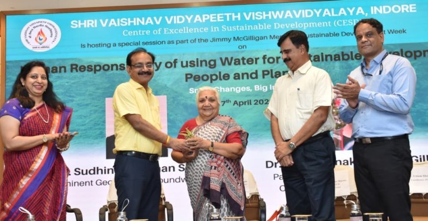 SVVV Hosts Inspiring Memorial Lecture on Water Conservation and Sustainable Living