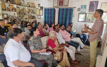 सस्टेनेबल डेवलपमेंट पर, प्रेरणादायी विचारों, अनुभवों और उत्साह भरा सादगीपूर्ण संवाद हुआ