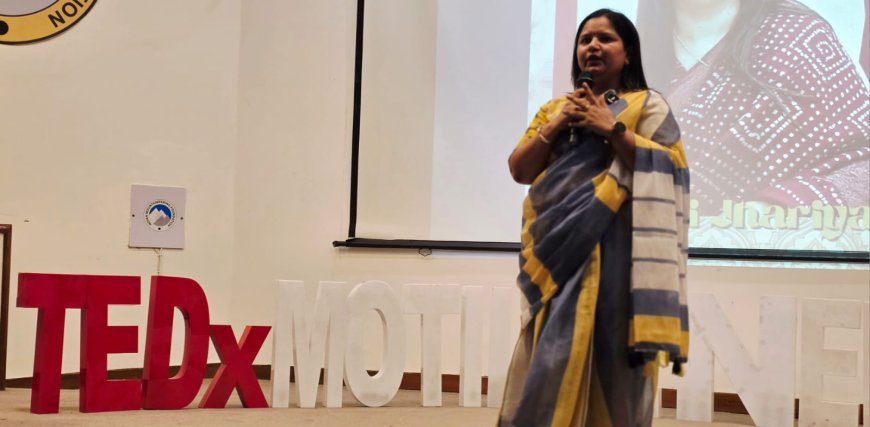 Indore’s Dr. Vini Jhariya Inspires at Delhi University’s TEDx Talk