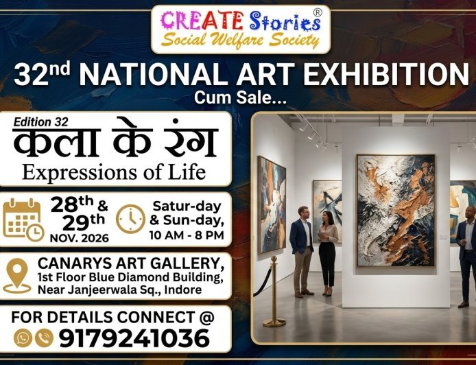 Art Event News: 32nd National Art Exhibition 'Kala Ke Rang' Set for November 2026 in Indore