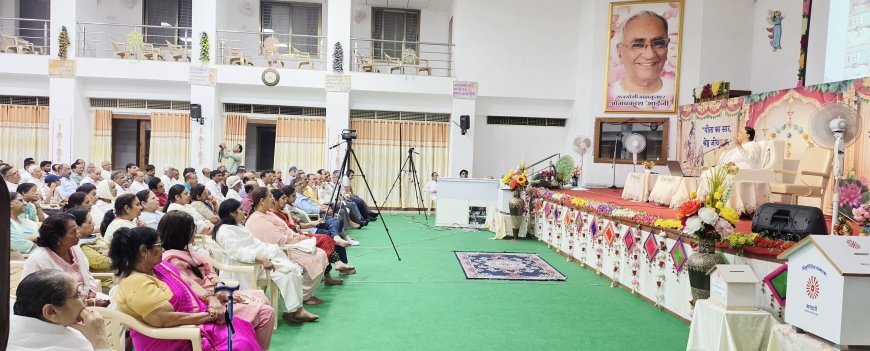 खुश रहने के लिए सदा परमात्मा का धन्यवाद करें"- ब्रह्माकुमारी वीणा दीदी